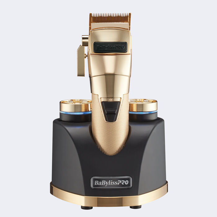 BaBylissPRO® LIMITED EDITION Gold SNAPFX Clipper With Snap In/Out Dual Lithium Battery System