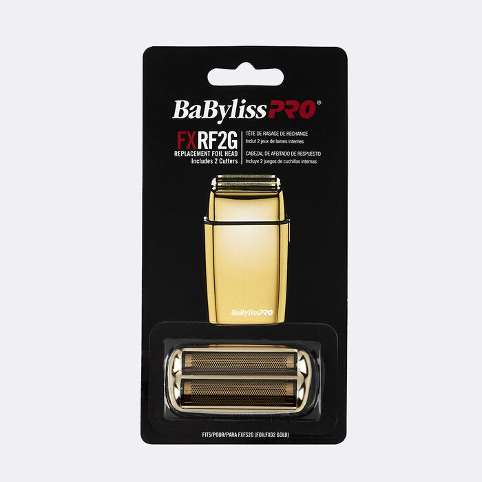Hojas y cuchillas internas de repuesto para afeitadora de dobe hoja FOILFX™02 (dorado)