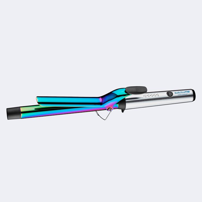Tenaza de tubo extendido de 1 in Nano Titanium™ de BaBylissPRO®, en iridiscente (edición limitada)
