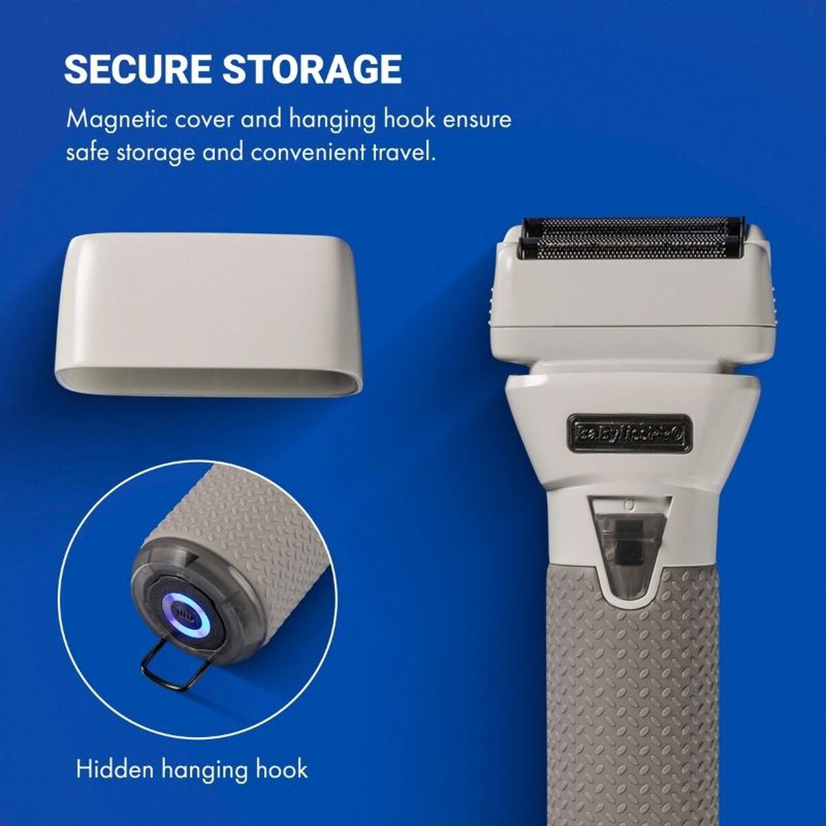 Afeitadora de doble hoja de batería intercambiable de metal FXONE FrostByte de BaBylissPRO®, edición limitada