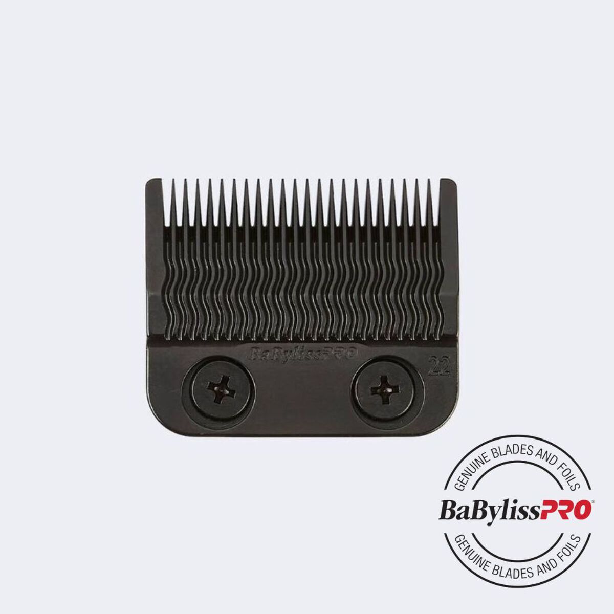 Cuchilla para cortes Fade de precisión moldeada por inyección (MIM) de titanio negro BaBylissPRO®
