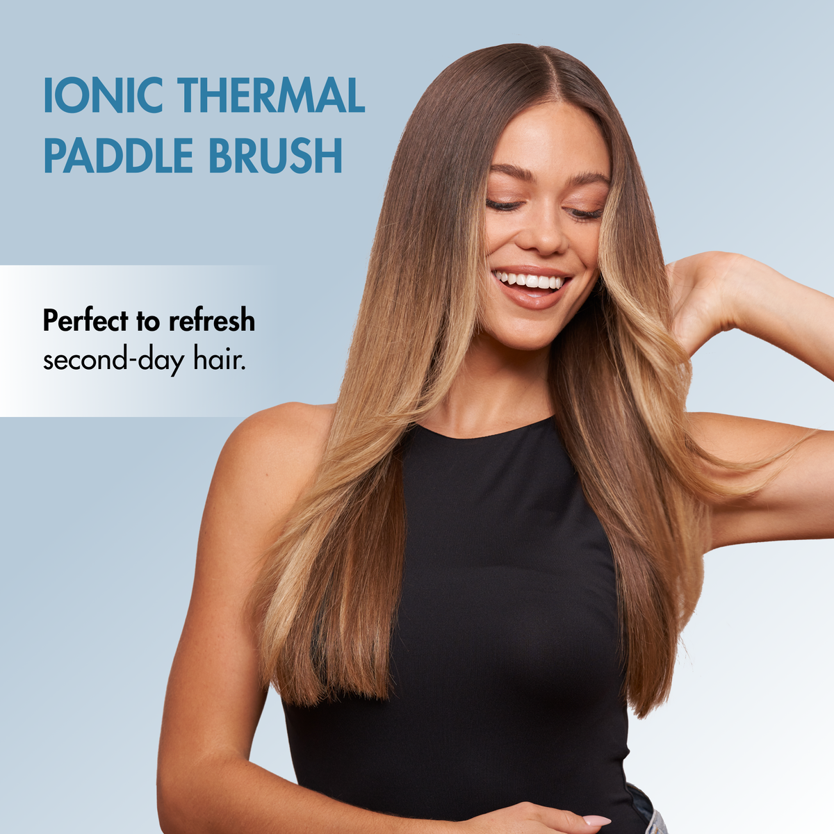 BaBylissPRO&reg; Nano Titanium&trade; Ionic Thermal Paddle Brush