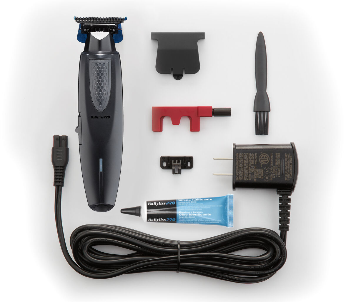 Recortadora ergonómica de litio BaBylissPRO® con/sin cable LithiumFX+, en negro mate
