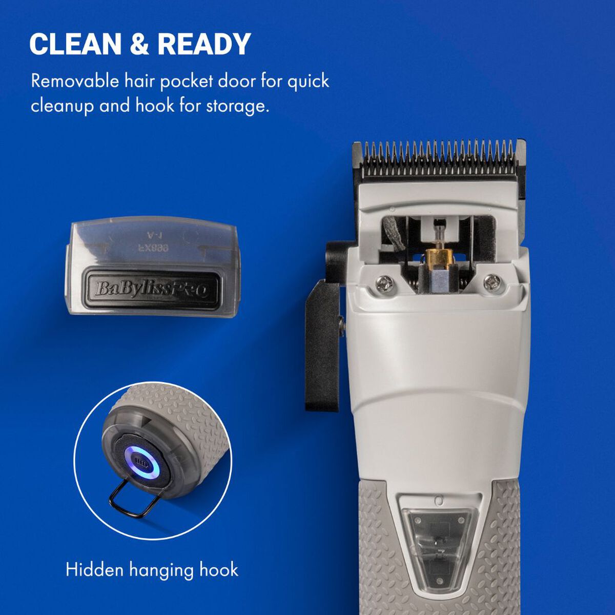 Cortadora de cabello de metal de batería intercambiable FXONE FrostByte de BaBylissPRO®, edición limitada
