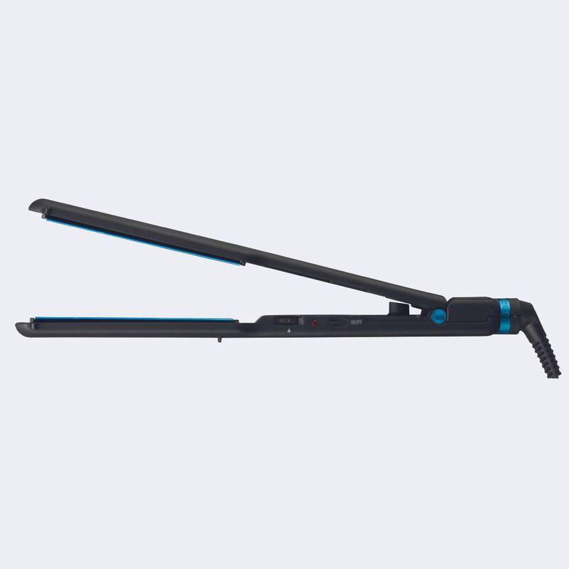 Plancha alisadora ultradelgada de 1½ in BaBylissPRO® Nano Titanium™, en negro y azul (edición limitada)