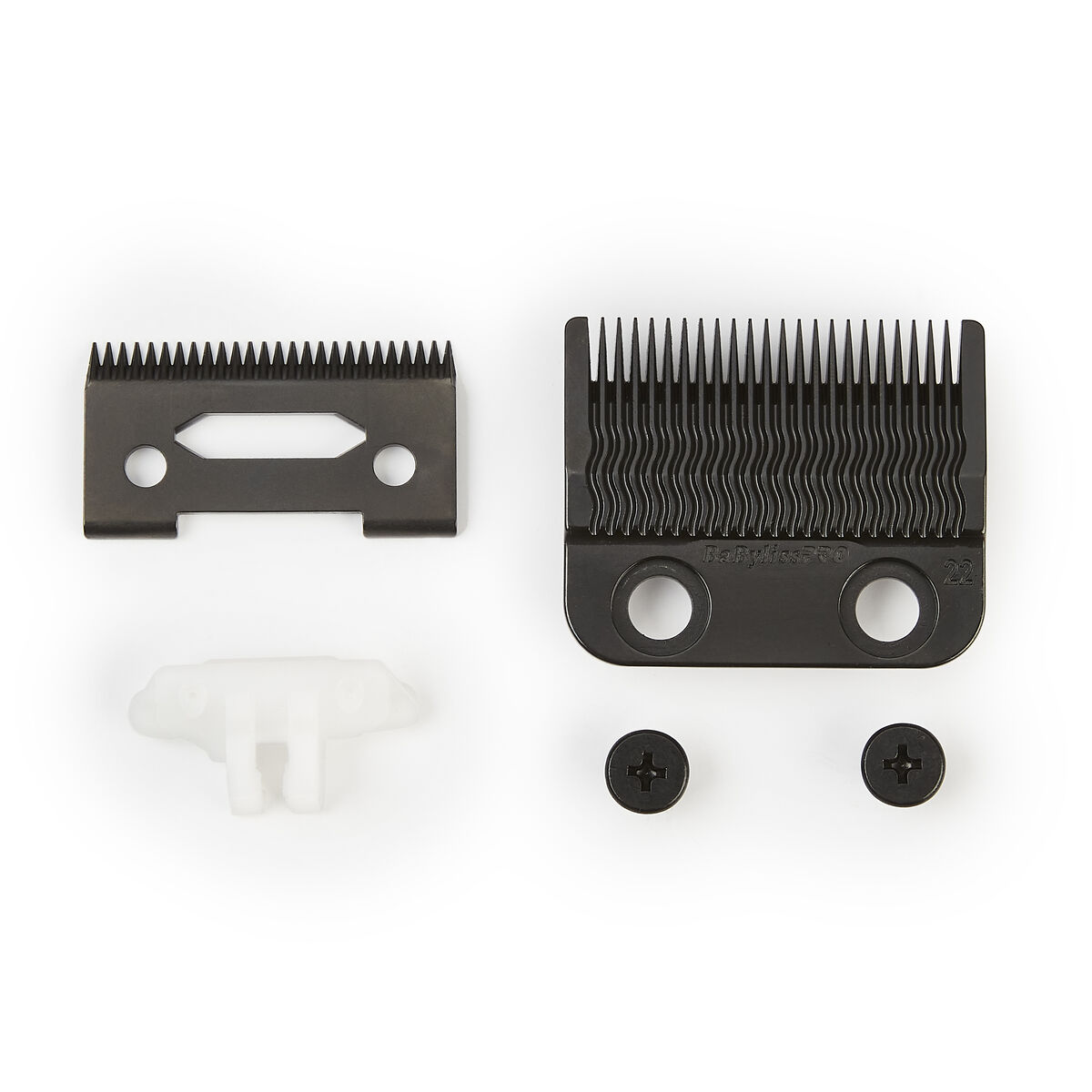 Cuchilla para cortes Fade de precisión moldeada por inyección (MIM) de titanio negro BaBylissPRO®
