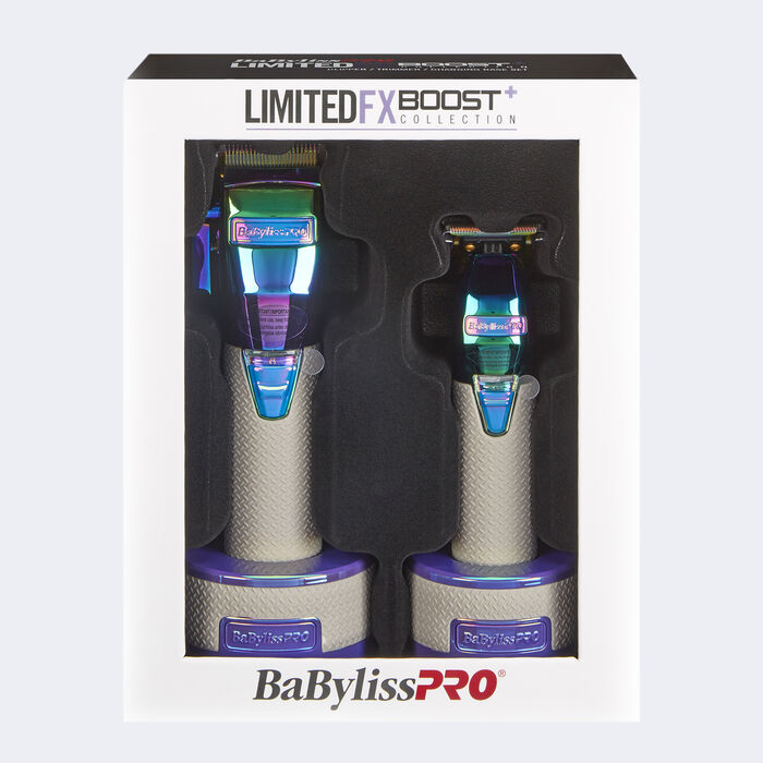 BaBylissPRO® LimitedFX Boost+ Collection with Clipper, Trimmer & Charging Base Set - Iridescent, , hi-res image number 0