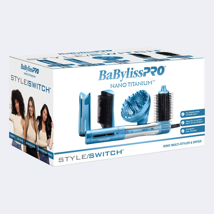 BaBylissPRO® Nano Titanium™ StyleSwitch™ Ionic Multi-Styler & Dryer