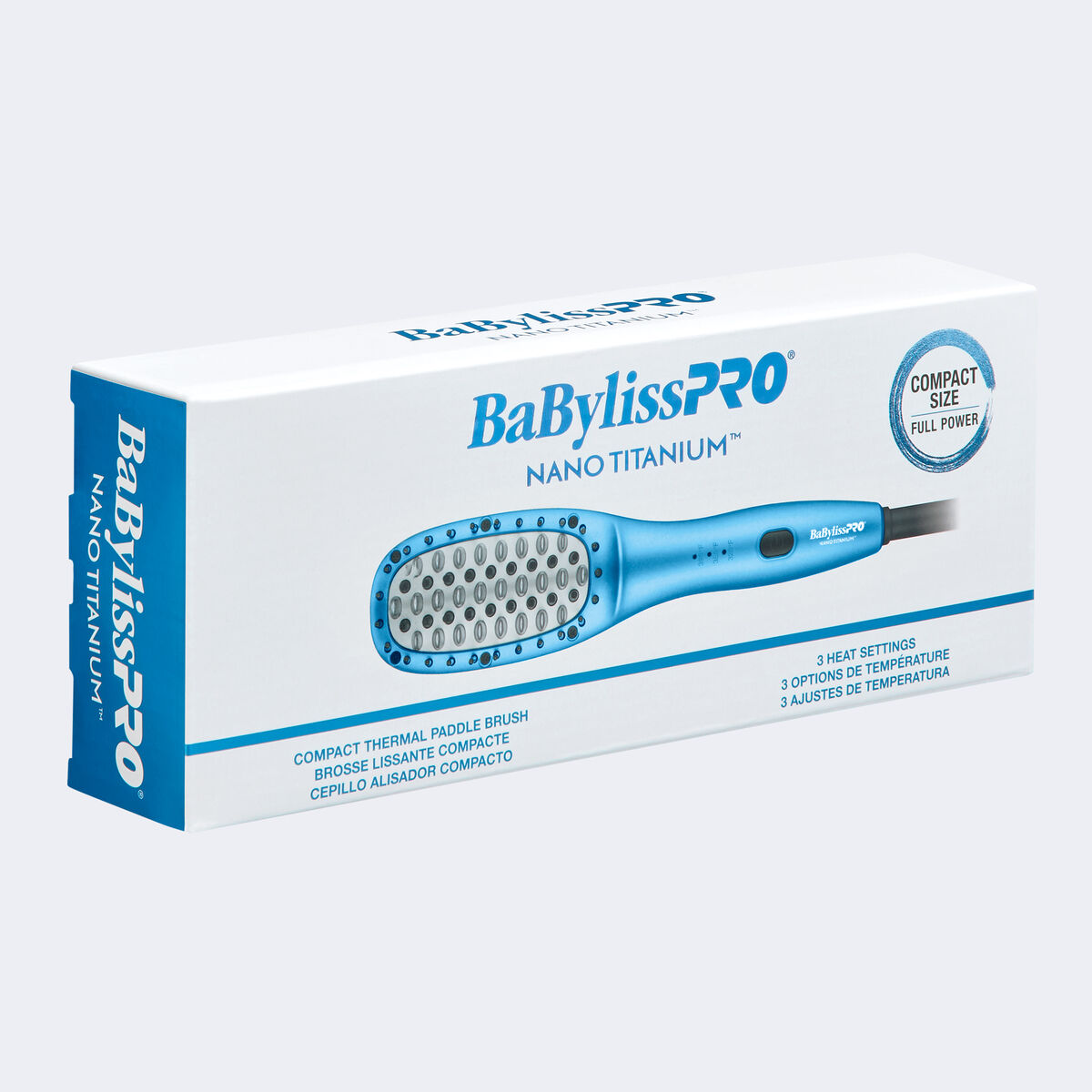 Cepillo alisador compacto BaBylissPRO® Nano Titanium™