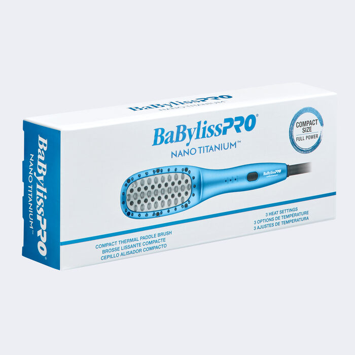 BaBylissPRO® Nano Titanium™ Compact Thermal Paddle Brush, , hi-res image number 2