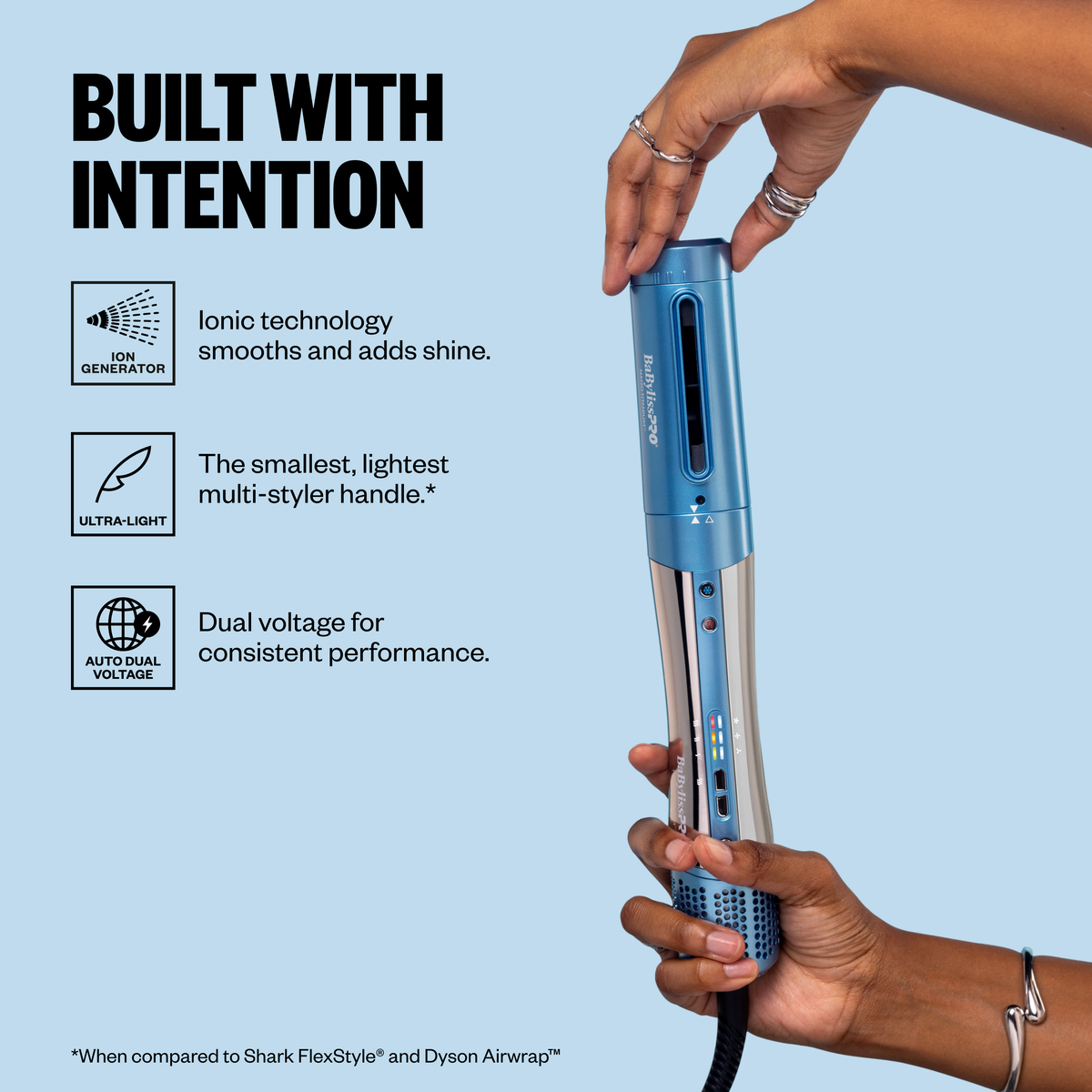 Sistema de secado y peinado con aire caliente 5 en 1 para rizos suaves o apretados BaBylissPRO® Style/Switch™