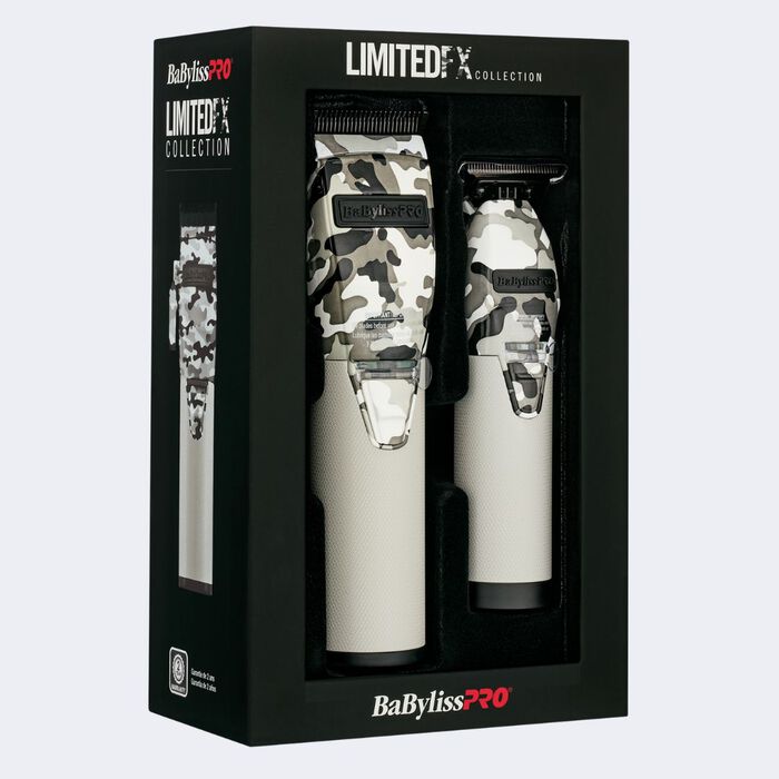 Cortadora y recortadora metálica de litio de la colección LimitedFX de BaBylissPRO®, en camuflaje (edición limitada)
