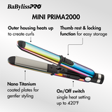BaBylissPRO&reg; Nano Titanium&trade; Iridescent Prima3100 & Prima2000 Styling Irons Prepack