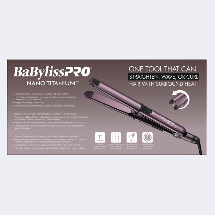 BaBylissPRO® Nano Titanium™ Limited Edition Nightfall Collection 1" Prima3100 Styling Iron