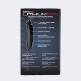 Recortadora ergonómica de litio BaBylissPRO® con/sin cable LithiumFX+, en negro mate