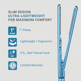 BaBylissPRO&reg; Nano Titanium&trade; 1&frac14;" Spring Curl Iron & 1" Ultra-Thin Flat Iron Prepack