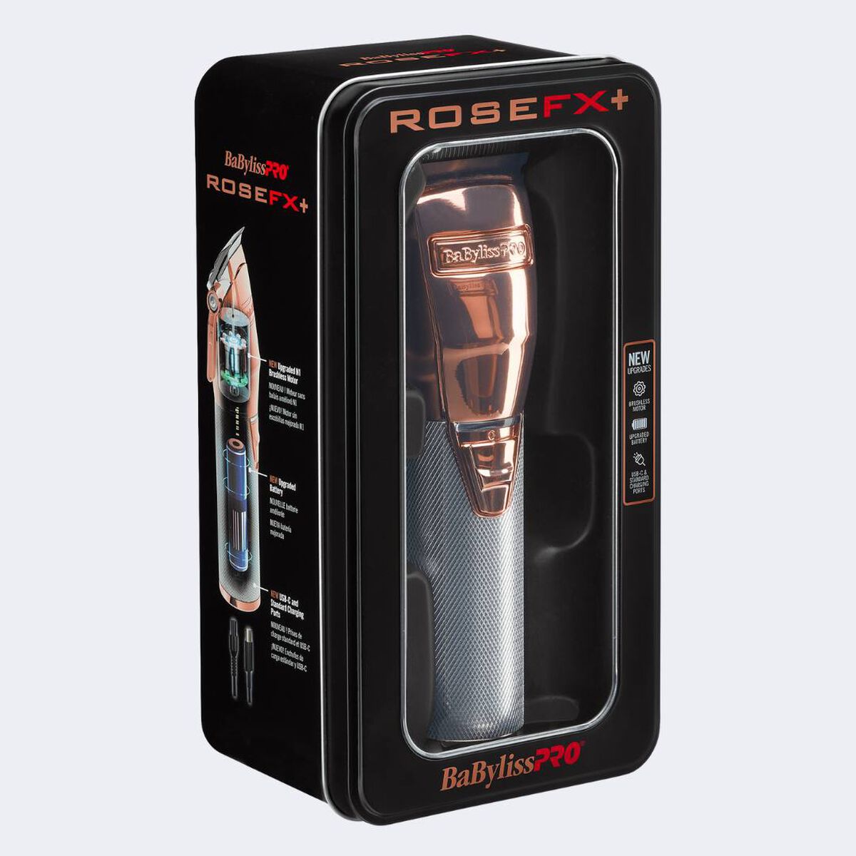 Cortadora de cabello completamente de metal de litio RoseFX+ de BaBylissPRO®