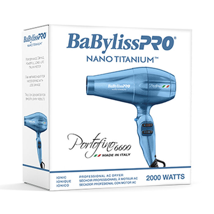 BaBylissPRO® Nano Titanium™ Portofino™ Full-Size Dryer (BLUE), , hi-res image number 2