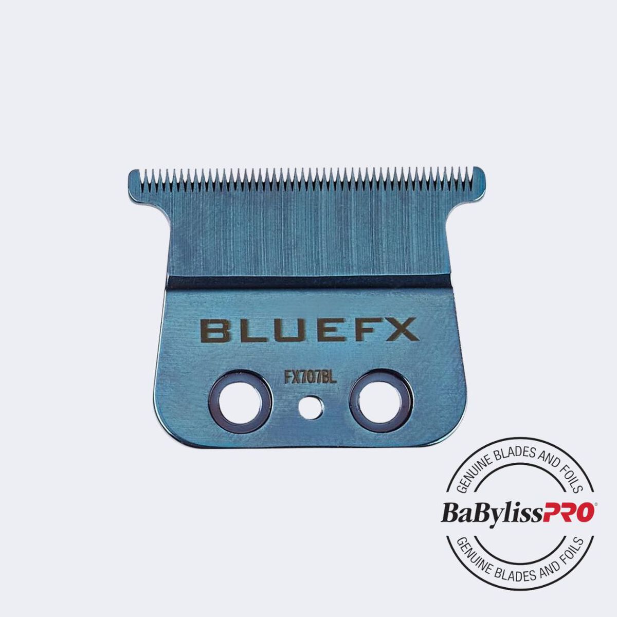 Cuchilla en “T” de dientes estándar con revestimiento DLC azul/titanio BaBylissPRO®