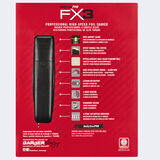 Afeitadora de doble hoja profesional de alta velocidad FX3 de BaBylissPRO®