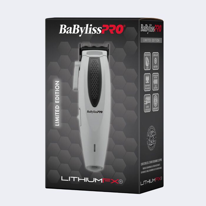BaBylissPRO® LithiumFX+ Limited Edition Grey Cord/Cordless Lithium Ergonomic Clipper​