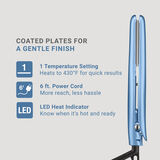 Juego de planchas alisadora ultradelgadas de 1 in y 3/4 in BaBylissPRO® Nano Titanium™