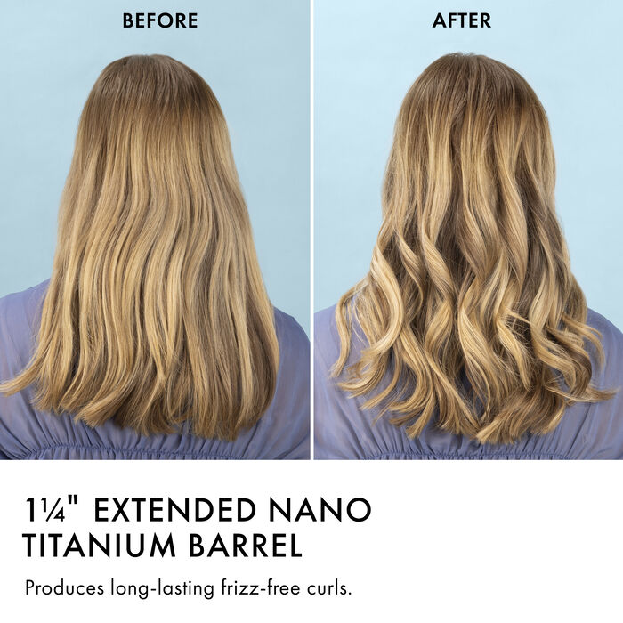 BaBylissPRO&reg; Nano Titanium&trade; 1&frac14;" Extended Barrel Curling Iron