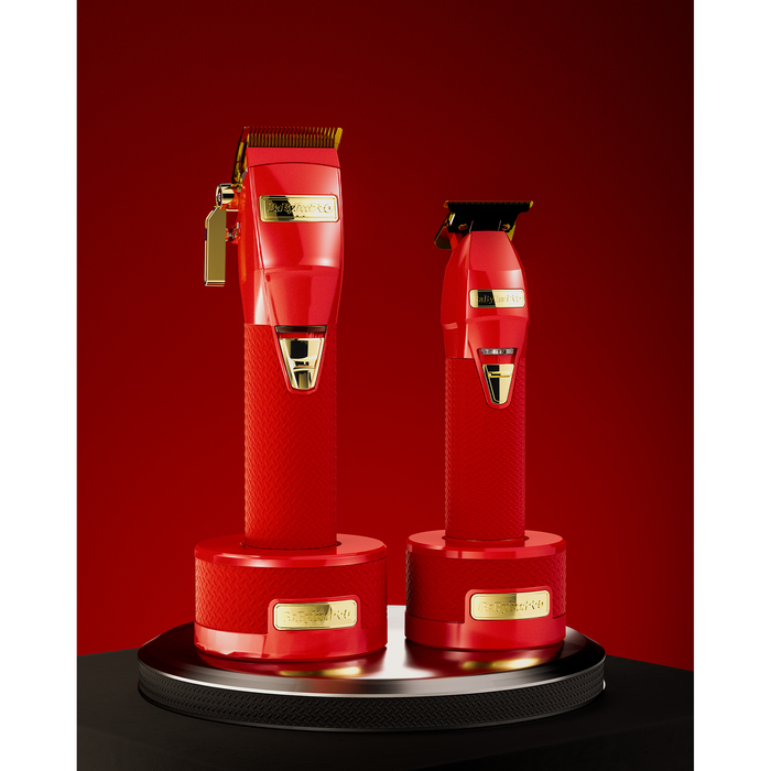 BaBylissPRO® LimitedFX Boost+ Collection with Clipper, Trimmer & Charging Base Set - Red, , hi-res image number 4