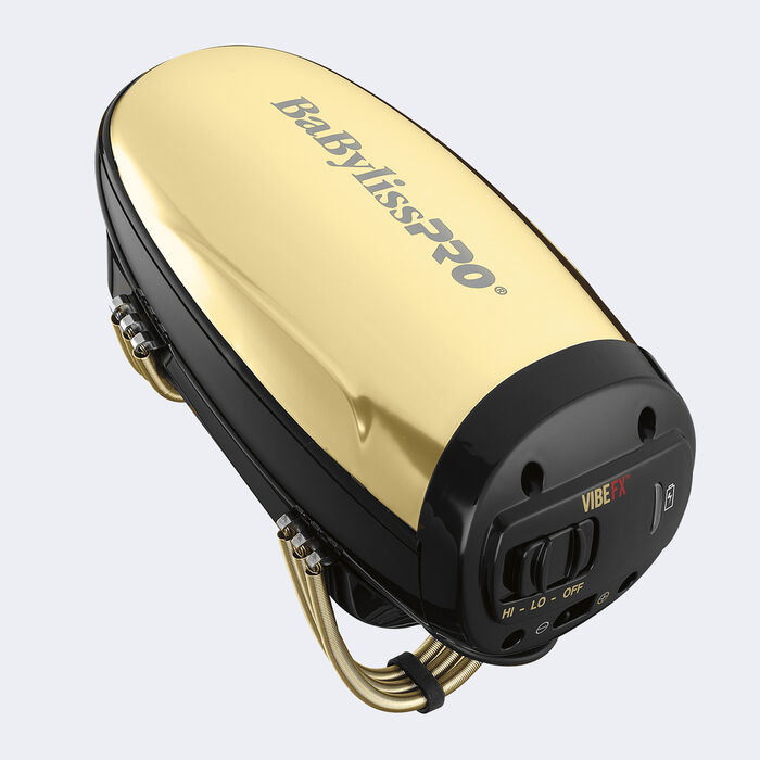 Masajeador vibrador con/sin cable VIBEFX™ de BaBylissPRO® (DORADO)