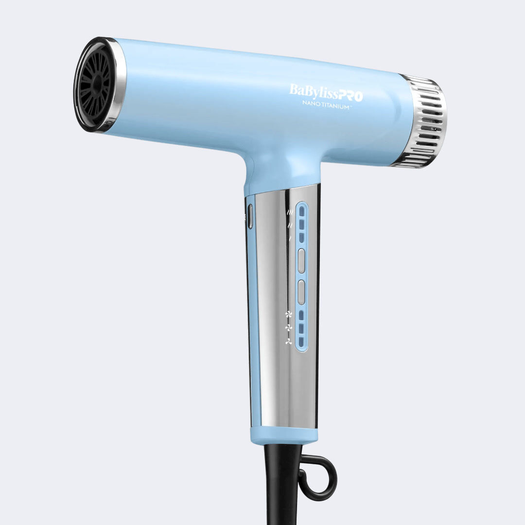 Nano Titanium Nano Light Ionic Dryer (Iced Blue) | BaBylissPRO