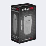 Afeitadora de doble hoja ergonómica de litio con/sin cable BaBylissPRO® LithiumFX+, en gris (edición limitada)