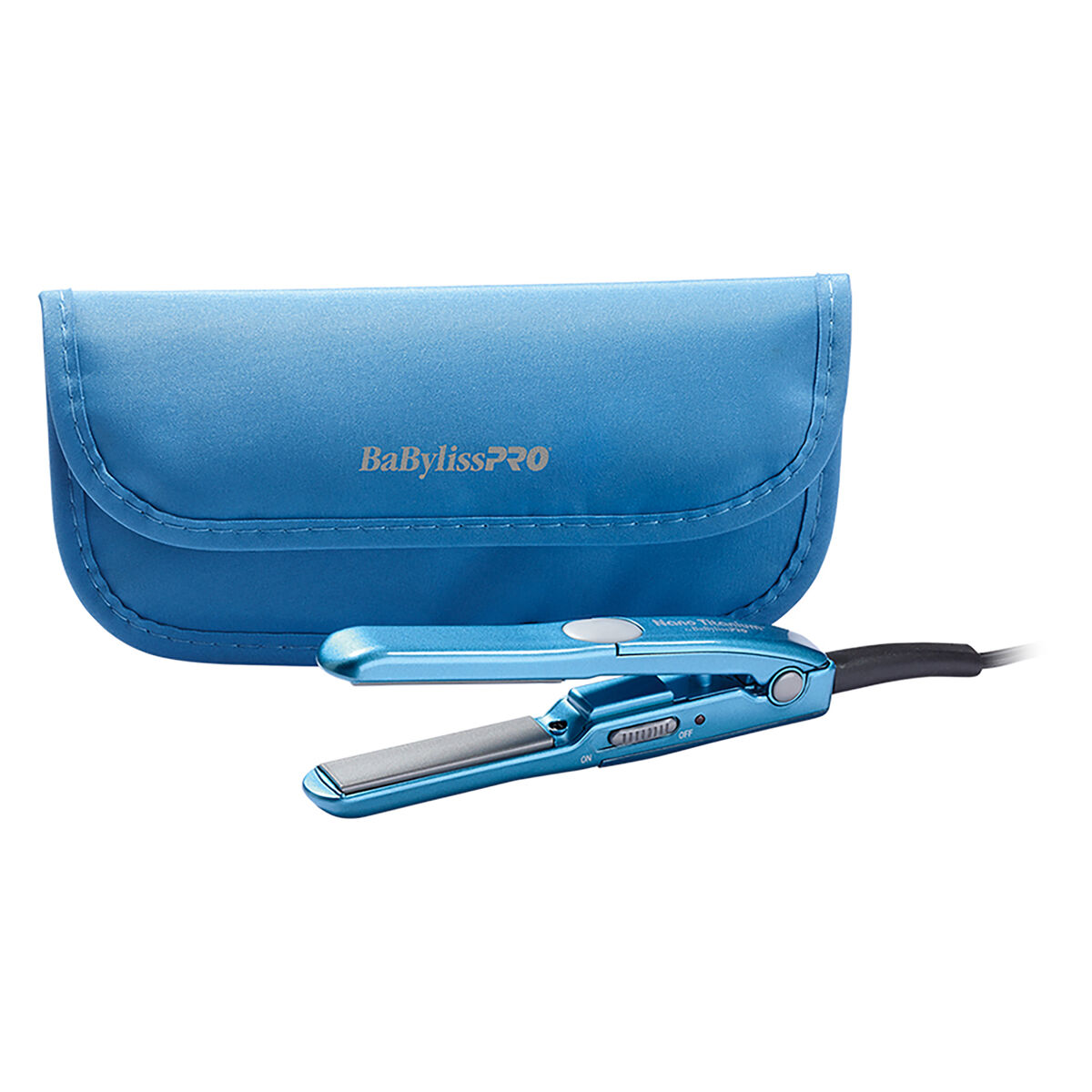 Miniplancha alisadora BaBylissPRO® Nano Titanium™ con estuche