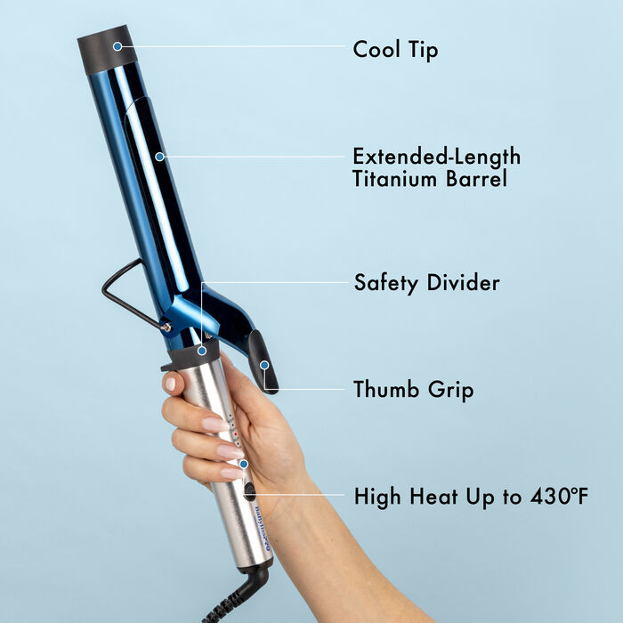 BaBylissPRO&reg; Nano Titanium&trade; 1&frac12;" Extended Barrel Curling Iron