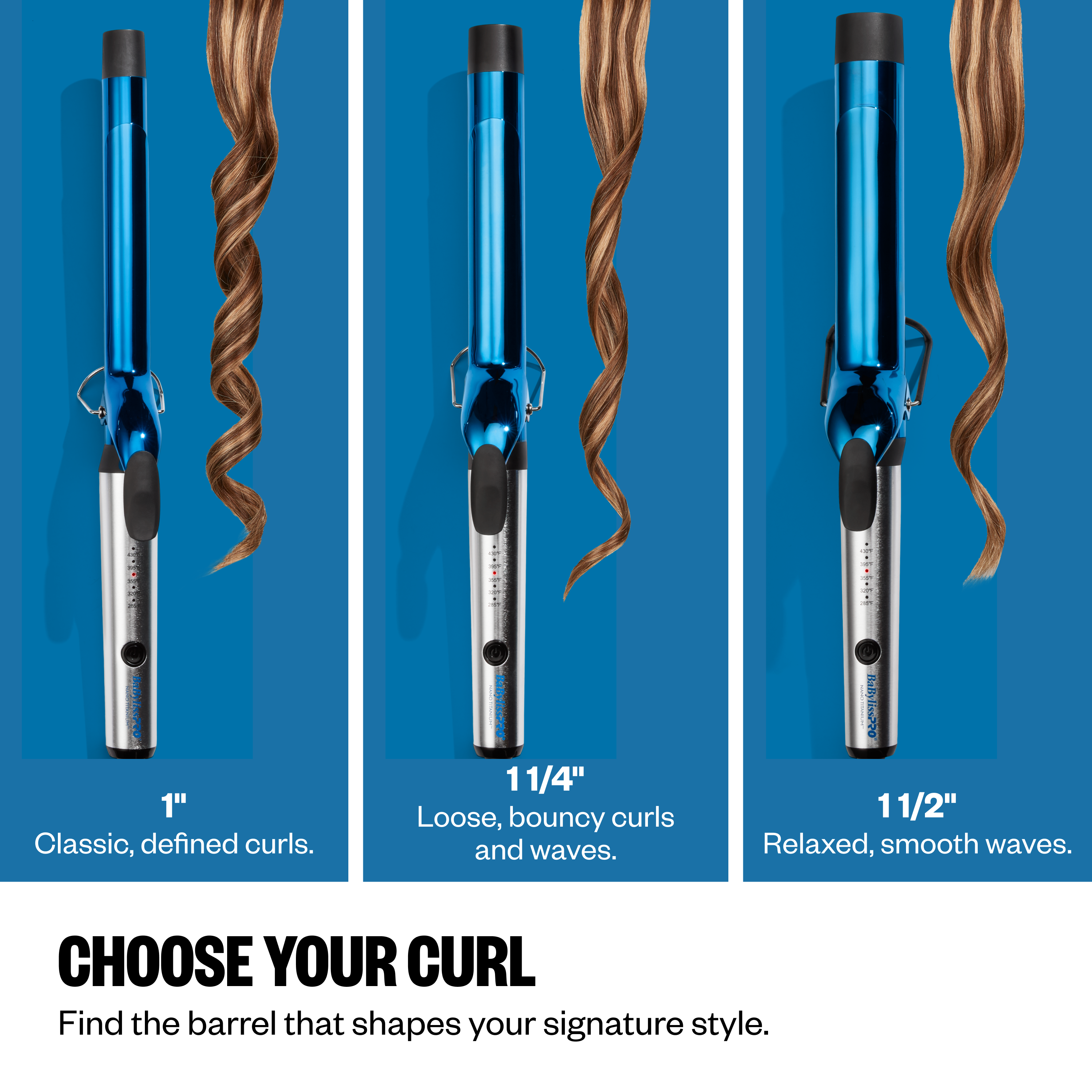 Nano Titanium Extended Barrel Curling Iron | BaBylissPRO