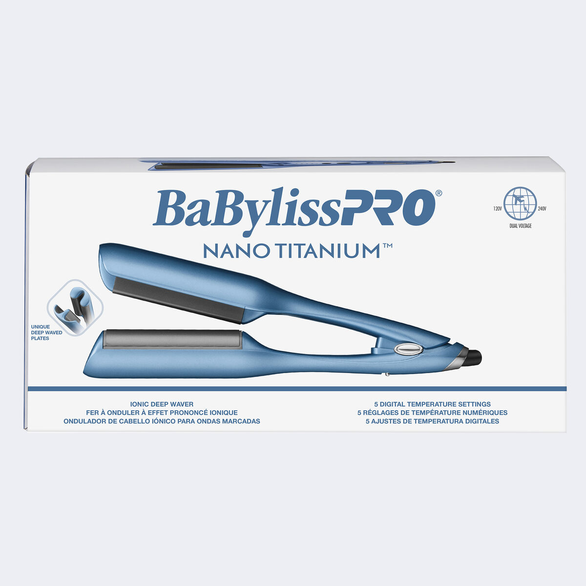 Ondulador iónico BaBylissPRO® Nano Titanium™