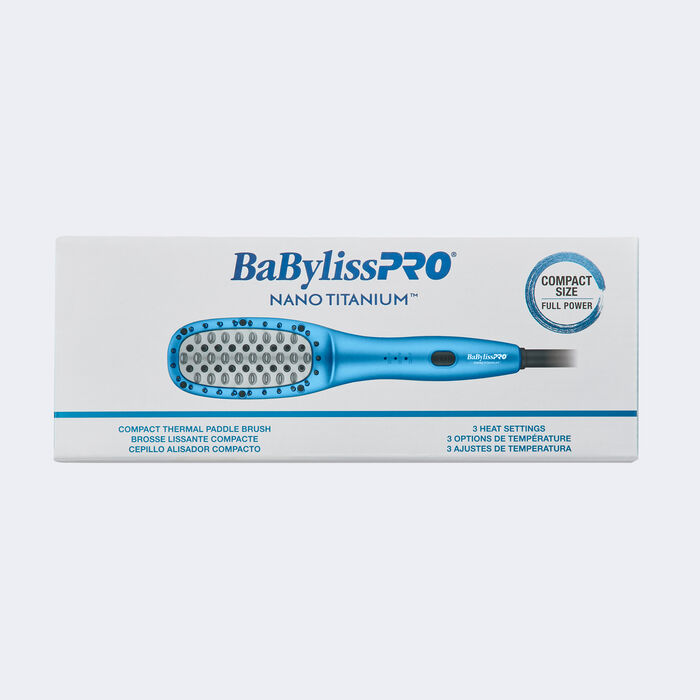 BaBylissPRO® Nano Titanium™ Compact Thermal Paddle Brush, , hi-res image number 1
