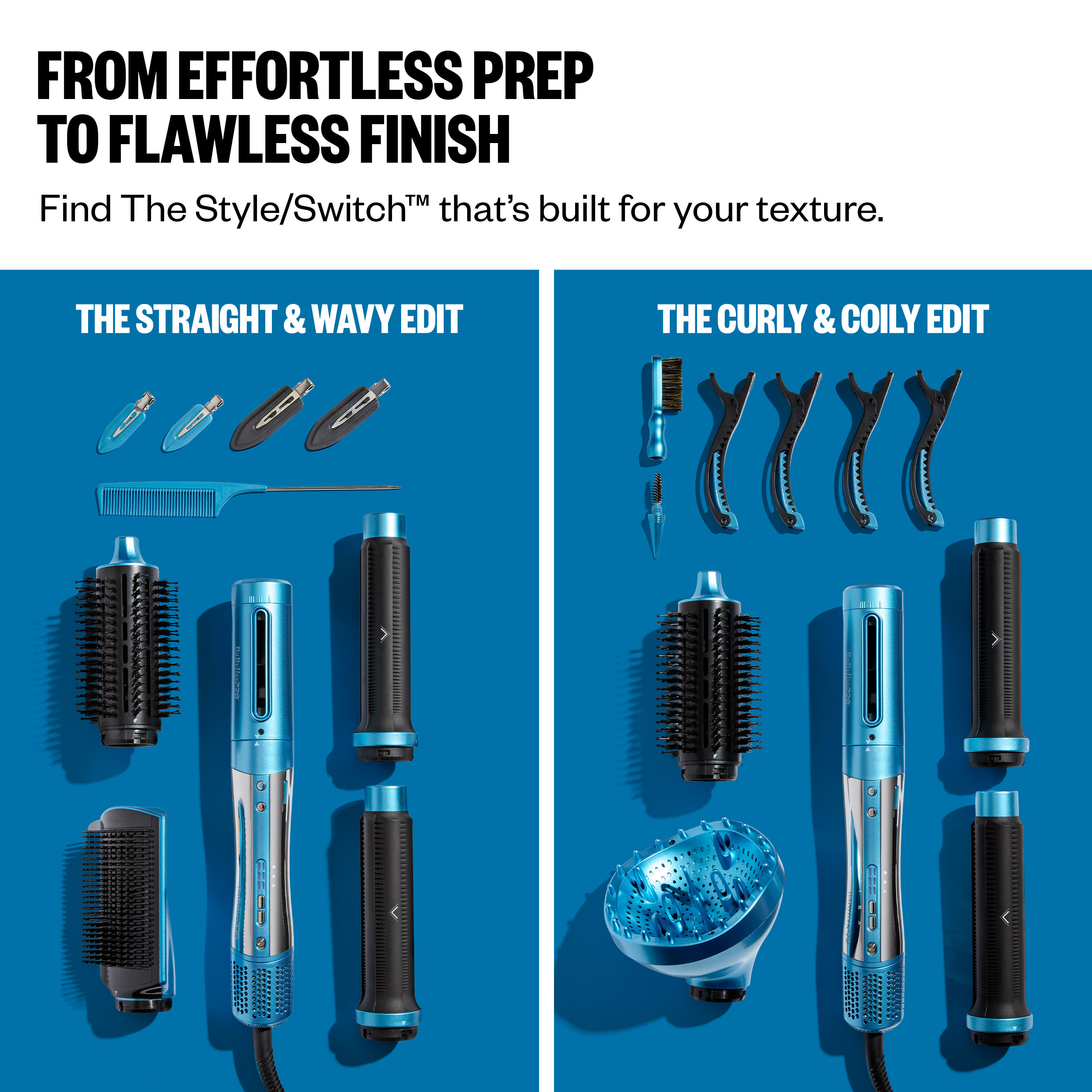 Air Curling Attachments for StyleSwitch | BaBylissPRO