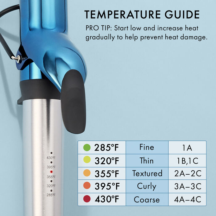 BaBylissPRO&reg; Nano Titanium&trade; 1&frac12;" Extended Barrel Curling Iron