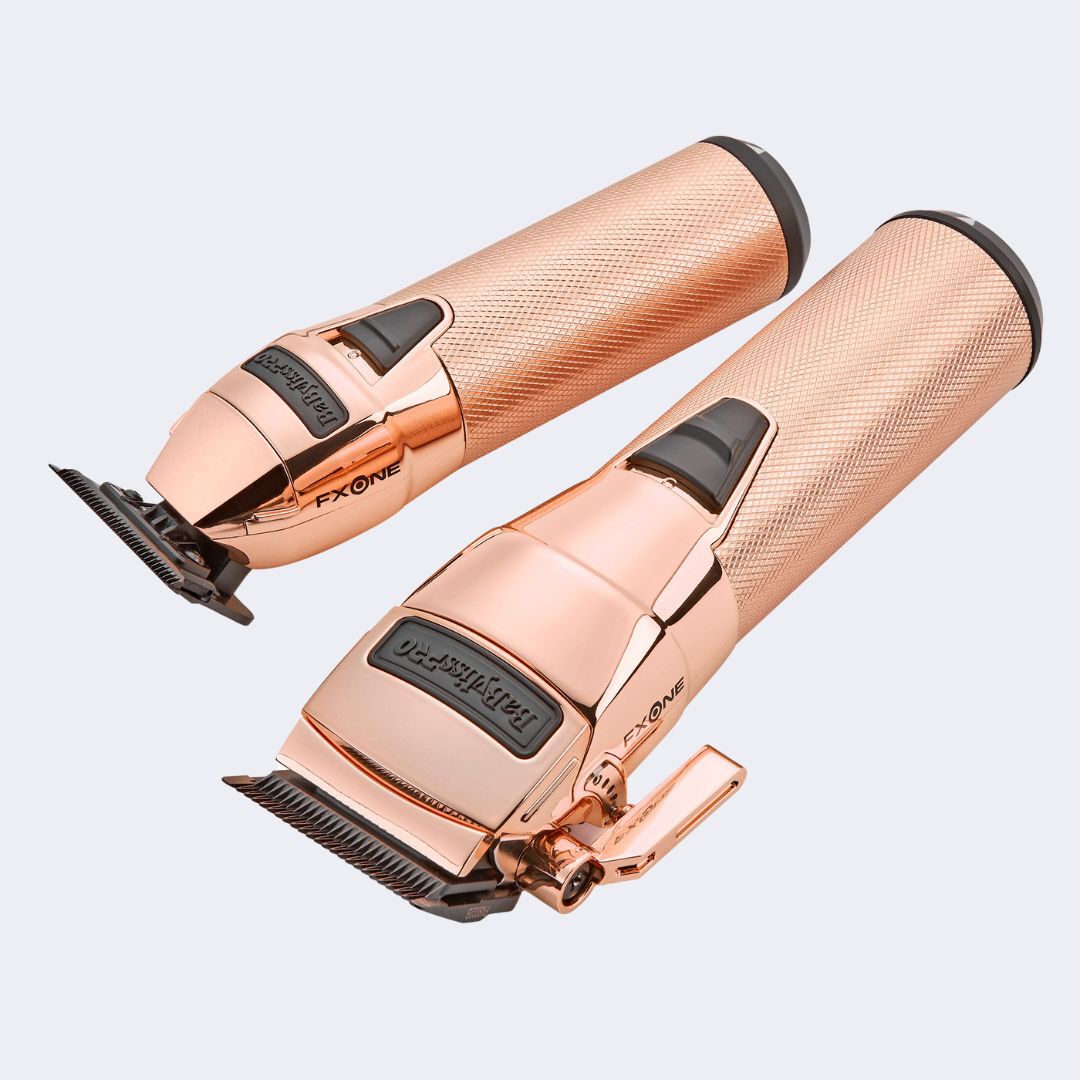 FXONE Rose Gold Clipper & Trimmer Set (Tools Only) | BaBylissPRO
