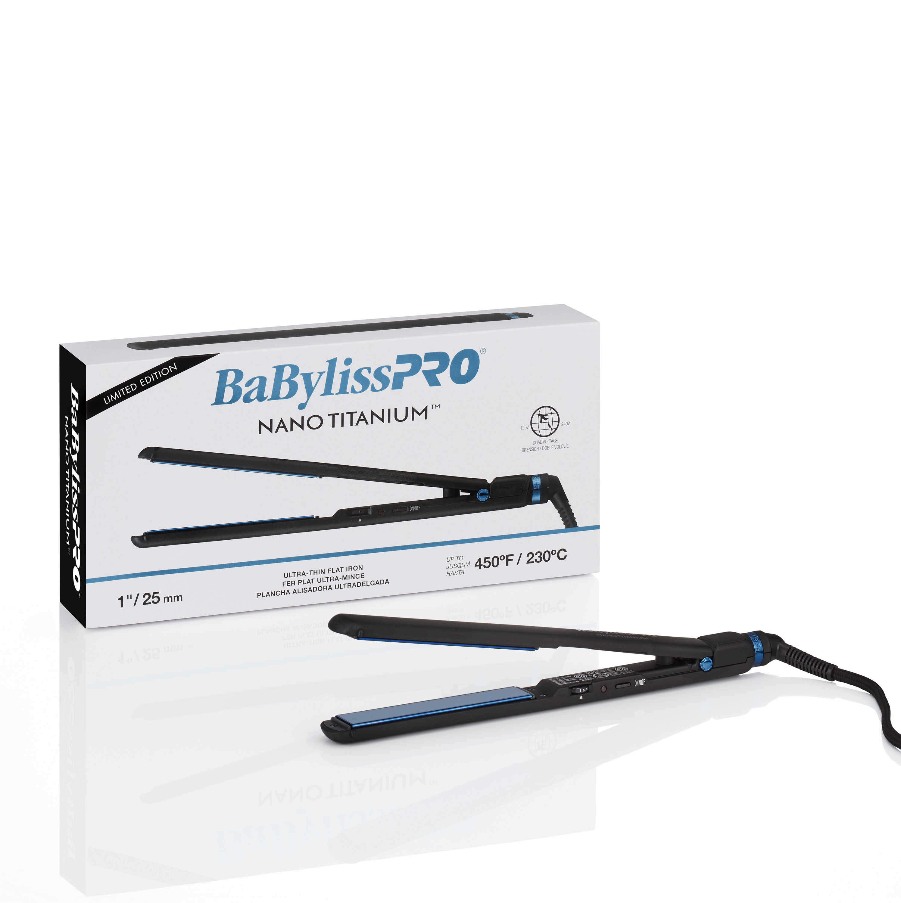 Babyliss pro nano titanium c style flat iron online