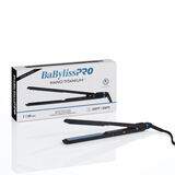 Plancha alisadora ultradelgadade 1 in BaBylissPRO® Nano Titanium™, en negro y azul (edición limitada)