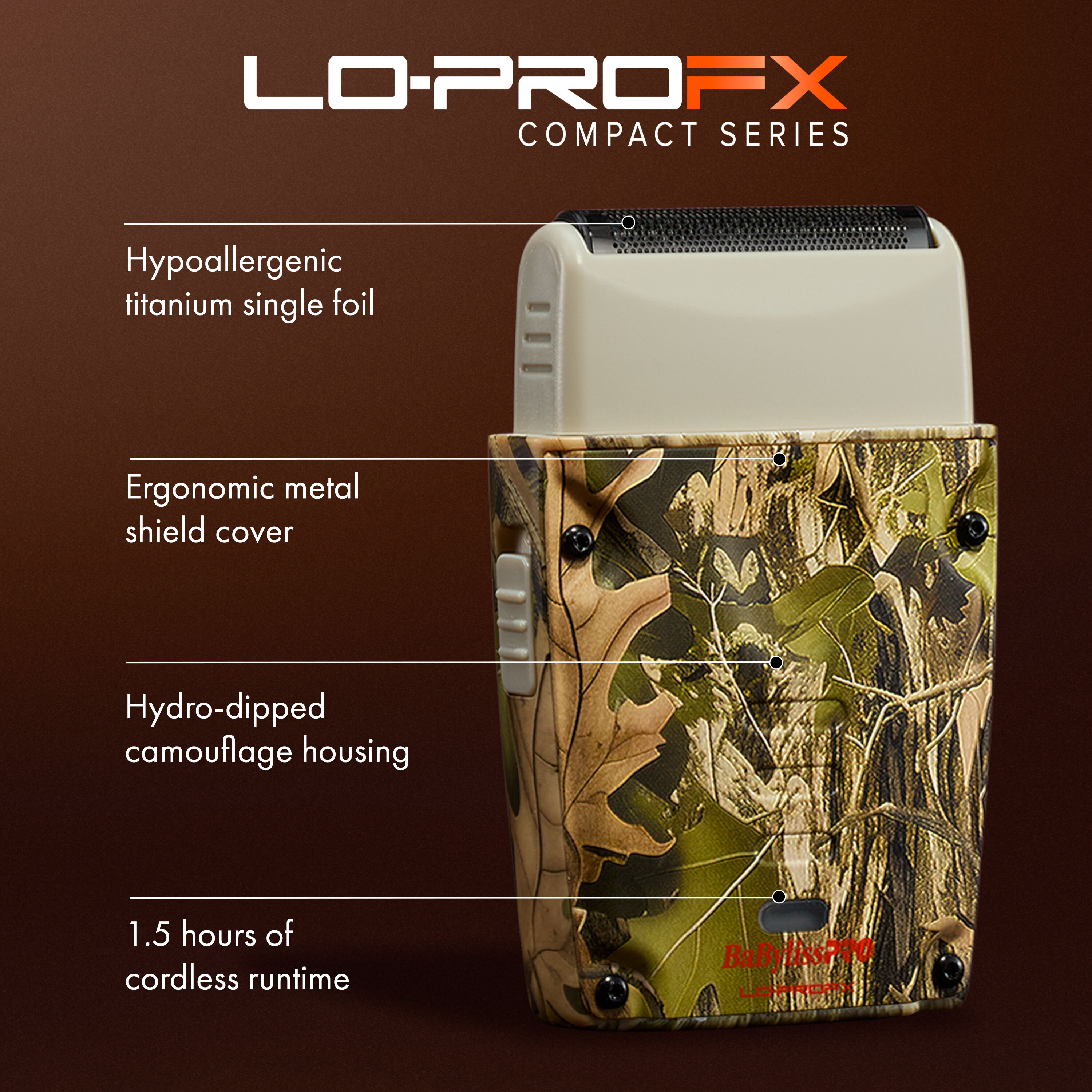 BaBylissPRO® Limited Edition Camo Collection LO-PROFX Compact