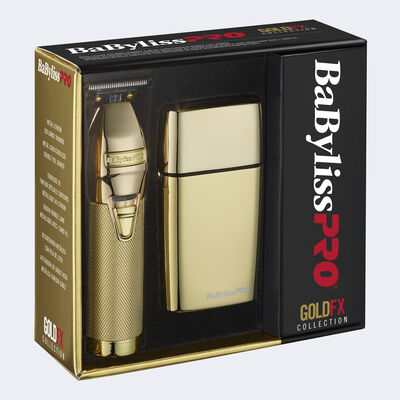 BaBylissPRO® GoldFX Collection Outlining Trimmer & Double Foil Shaver
