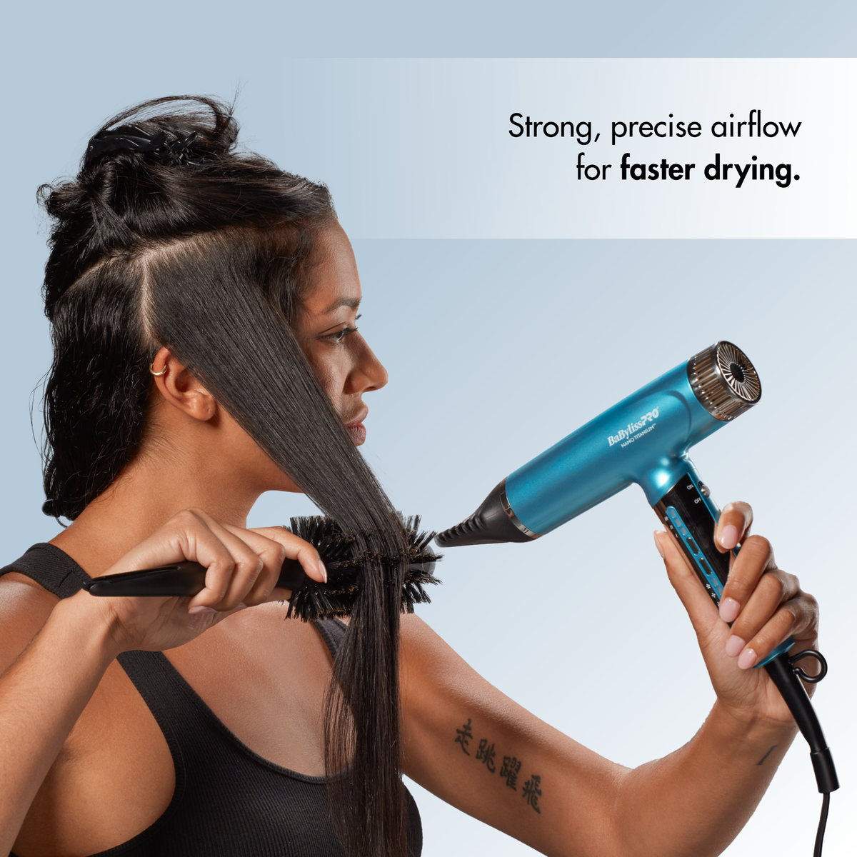 BaBylissPRO&reg; Nano Titanium&trade; Light Ionic High-Speed Dryer