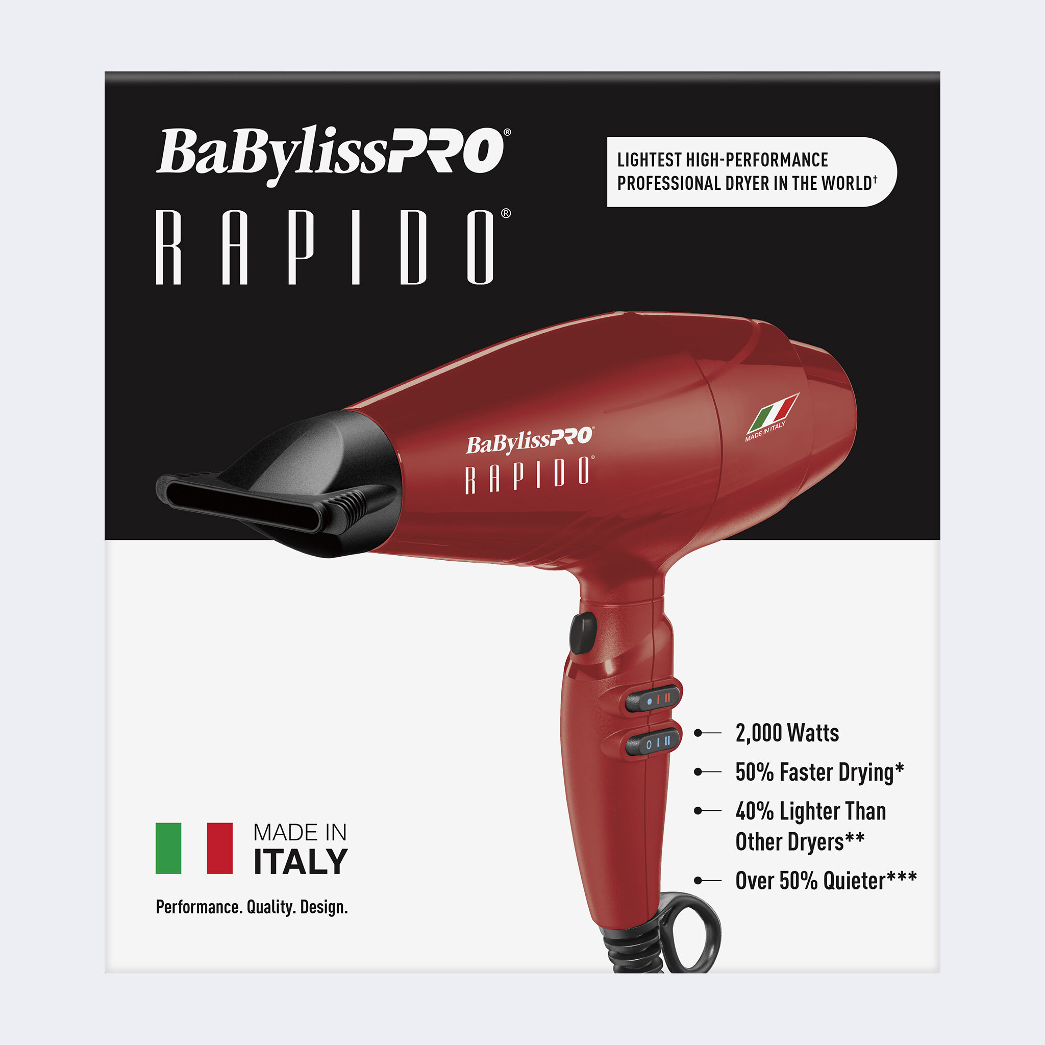 Babyliss pro rapido ultra sleek hot sale