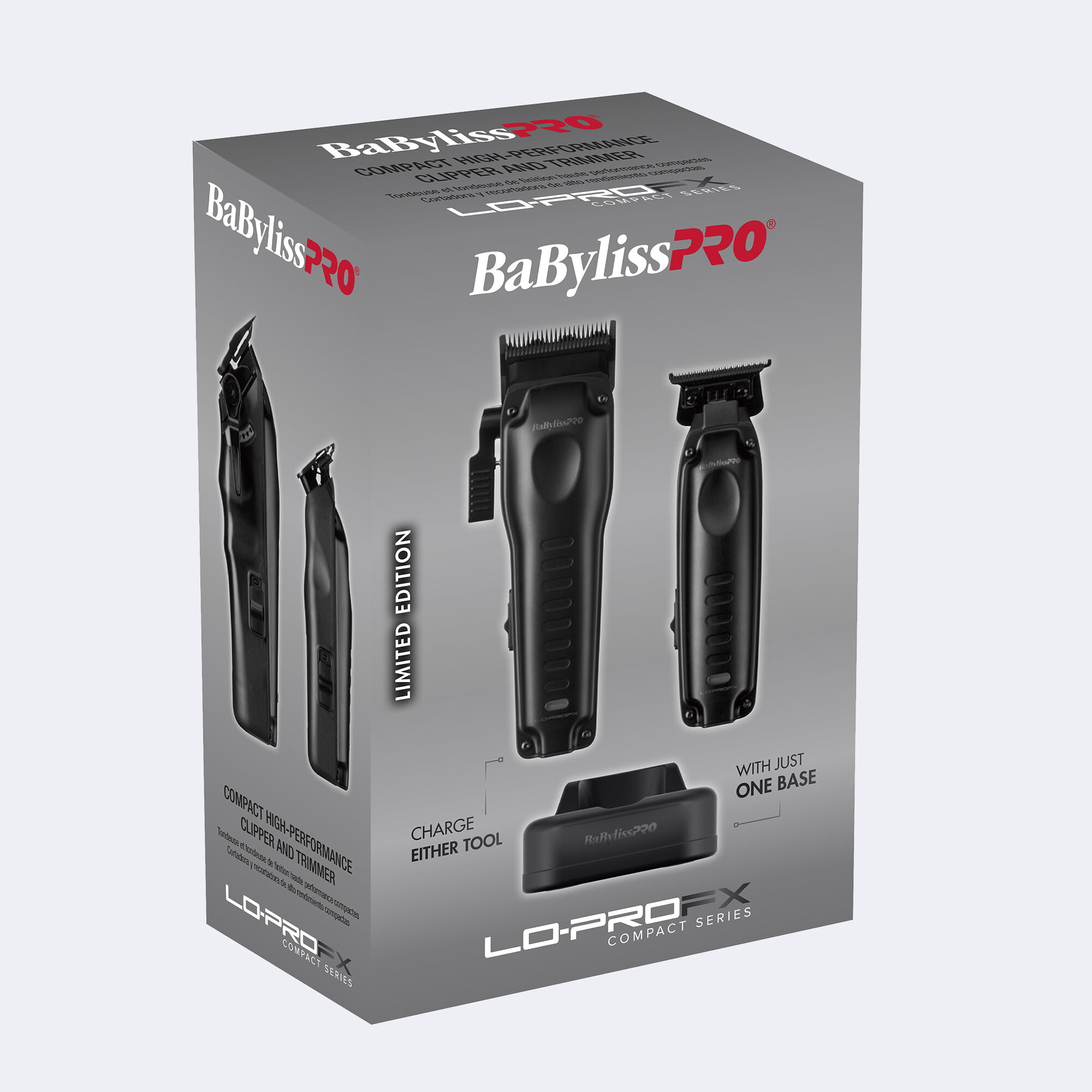 BaBylissPRO® LO-PROFX Compact Series Clipper & Trimmer Prepack
