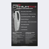 Cortadora de cabello ergonómica de litio con/sin cable LithiumFX+ de BaBylissPRO®, en gris (edición limitada)​