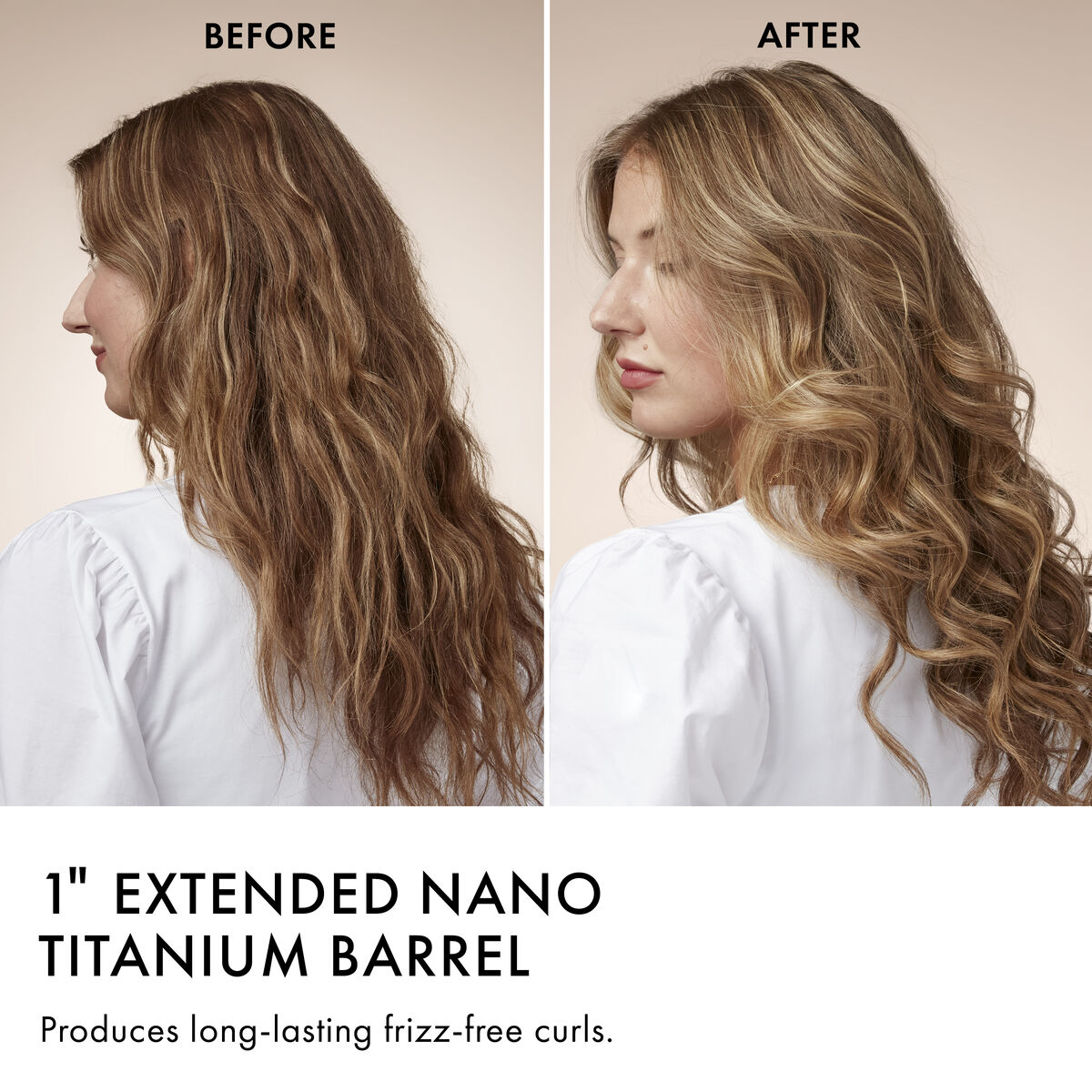 BaBylissPRO&reg; Nano Titanium&trade; 1" Extended Barrel Curling Iron