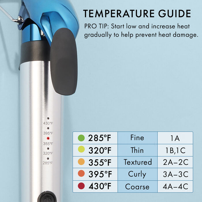 BaBylissPRO&reg; Nano Titanium&trade; 1&frac14;" Extended Barrel Curling Iron