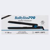Plancha alisadora digital de 1 in BaBylissPRO® Nano Titanium™, en negro y azul (edición limitada)